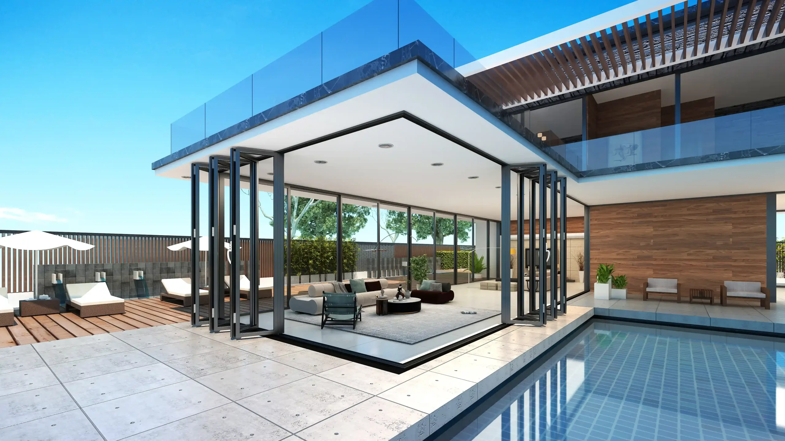 80折叠门半开 Jolong | Premium Windows & Doors Supplier Sydney, Melbourne, Adelaide